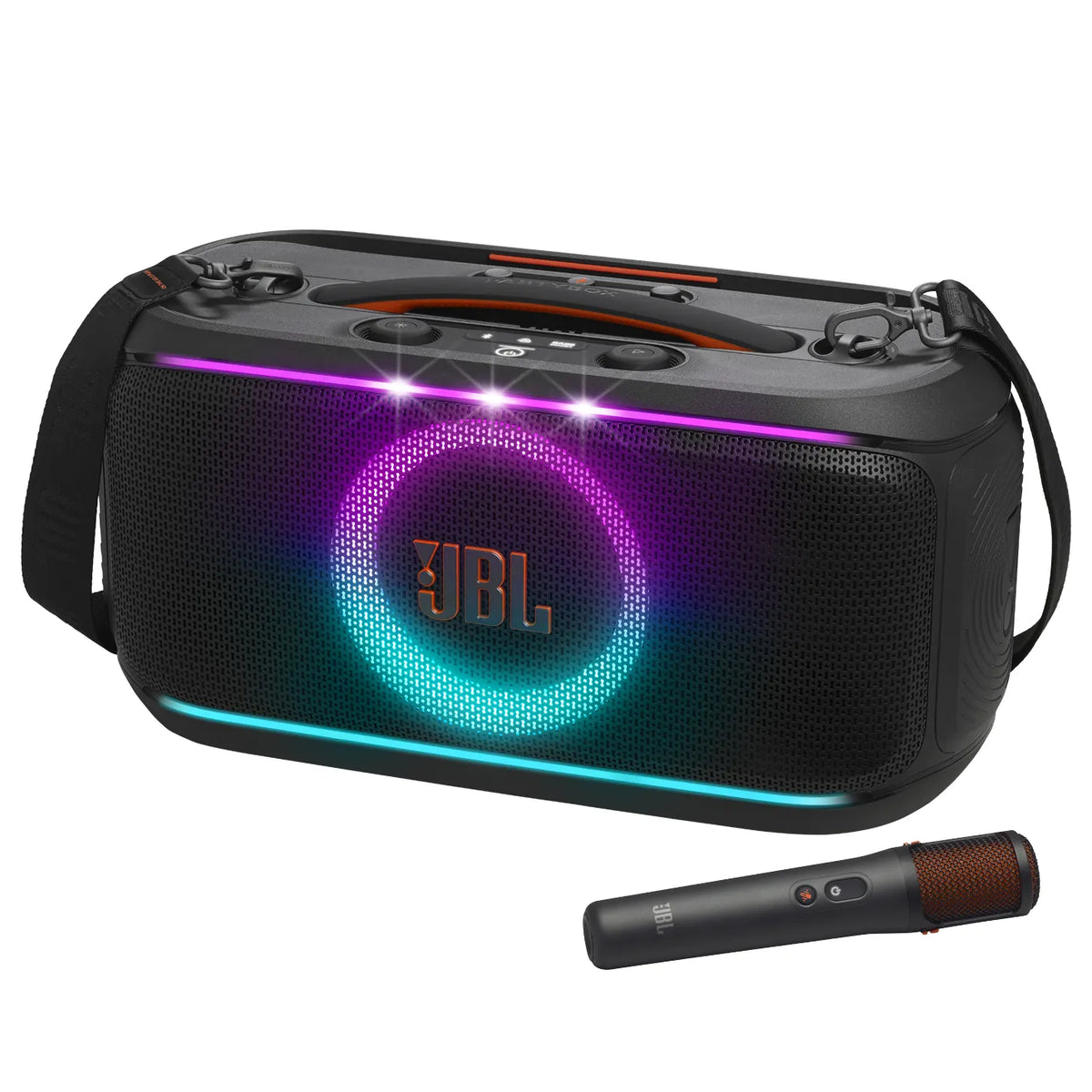 Bocina JBL PartyBox On The Go 2 Plus | 100W | USB | 15Hrs | BT 5.4 | Auracast | Mic