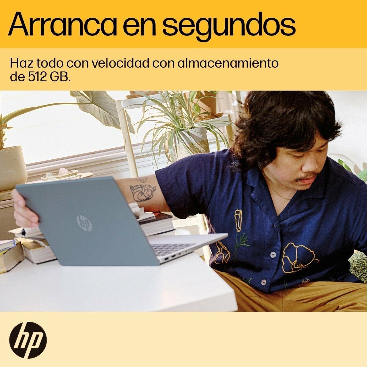Laptop HP 14-EM0017LA AMD Ryzen 5 7520U  8GB RAM  512GB SSD 14&quot; Windows 11 Home Laptop Laptops Multimax Panama  PSN0110980