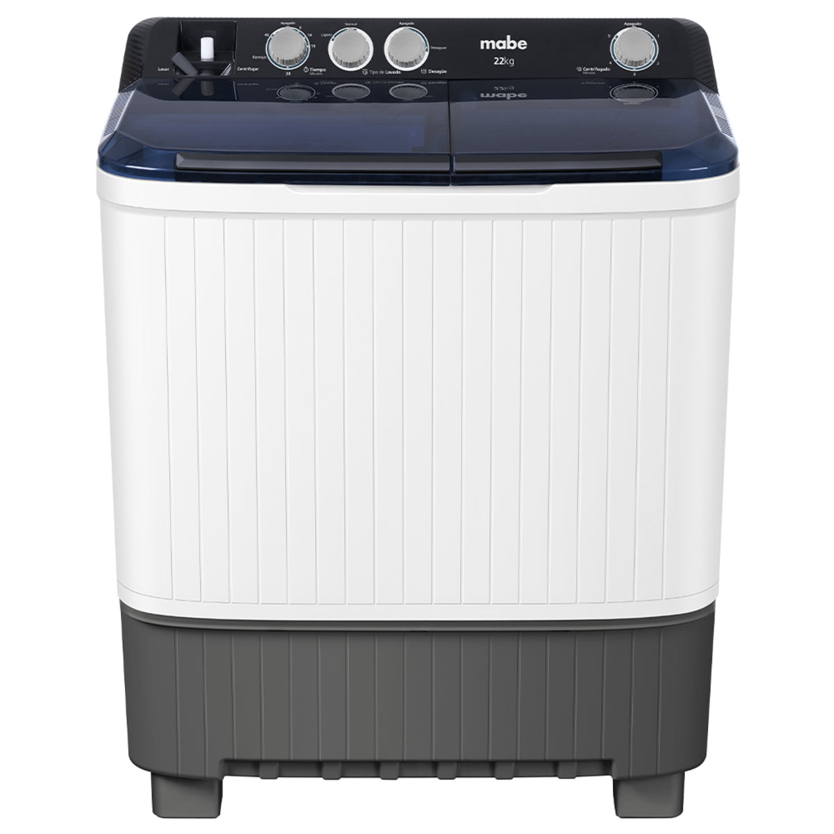 Lavadora Mabe LMDX2224HBAB0  22kg Semiautomática Color BlancoSECADORAS LAVADORAS LAVADORA MULTIMAX PANAMA 
PSN0110060
