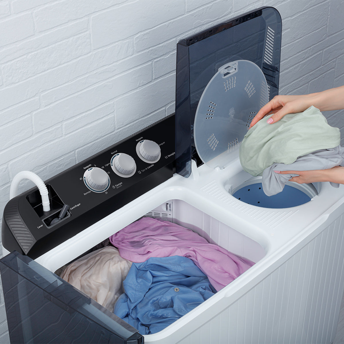Lavadora Mabe LMDX2224HBAB0  22kg Semiautomática Color BlancoSECADORAS LAVADORAS LAVADORA MULTIMAX PANAMA 
PSN0110060
