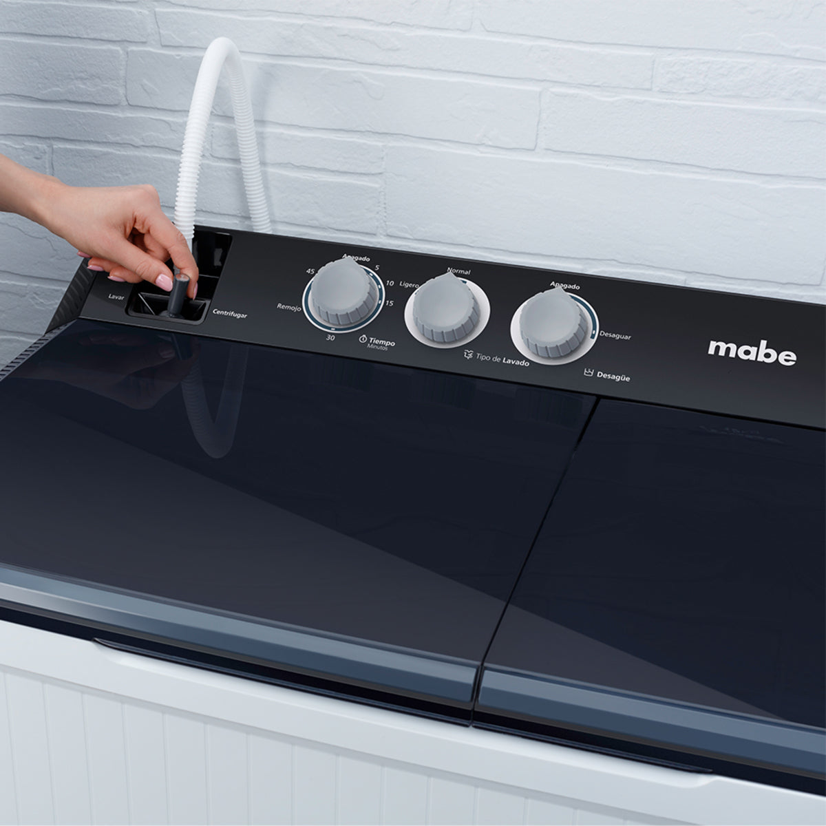 Lavadora Mabe LMDX2224HBAB0  22kg Semiautomática Color BlancoSECADORAS LAVADORAS LAVADORA MULTIMAX PANAMA 
PSN0110060
