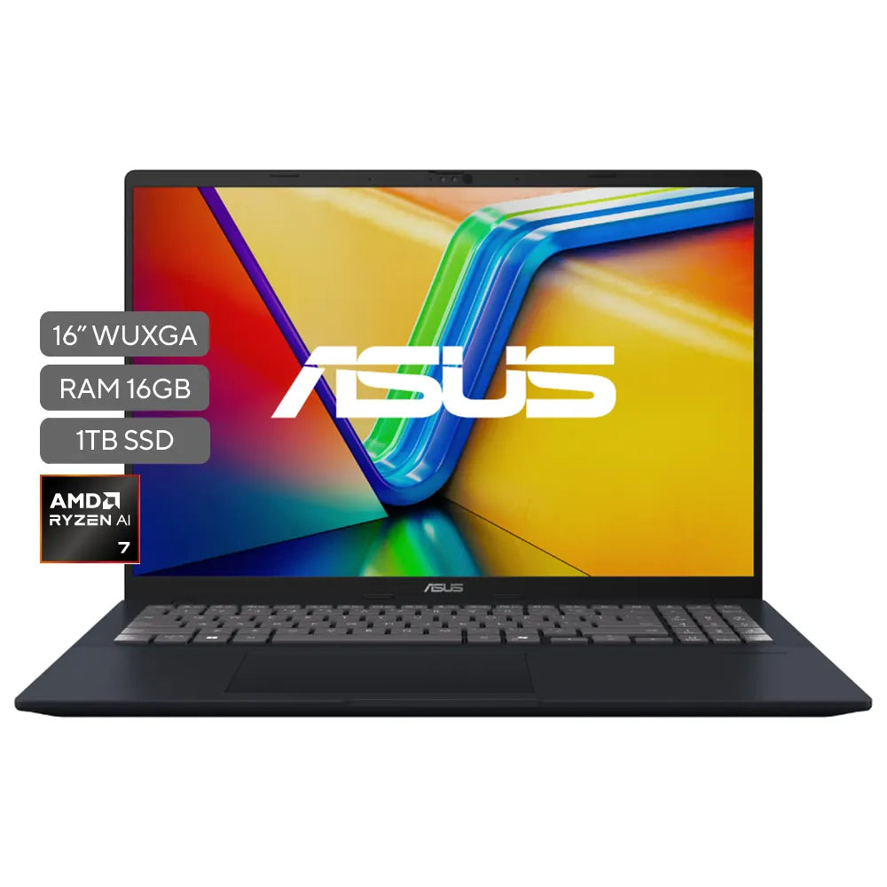 ASUS Vivobook 16 M1607KA-MB053W | AMD Ryzen AI 7-350 | 16GB RAM | 1TB SSD | 16" | Windows 11 Home
