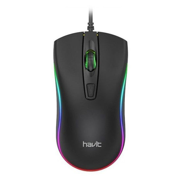 Mouse Gaming HAVIT MS72 | Retroiluminado | USB | Color Negro