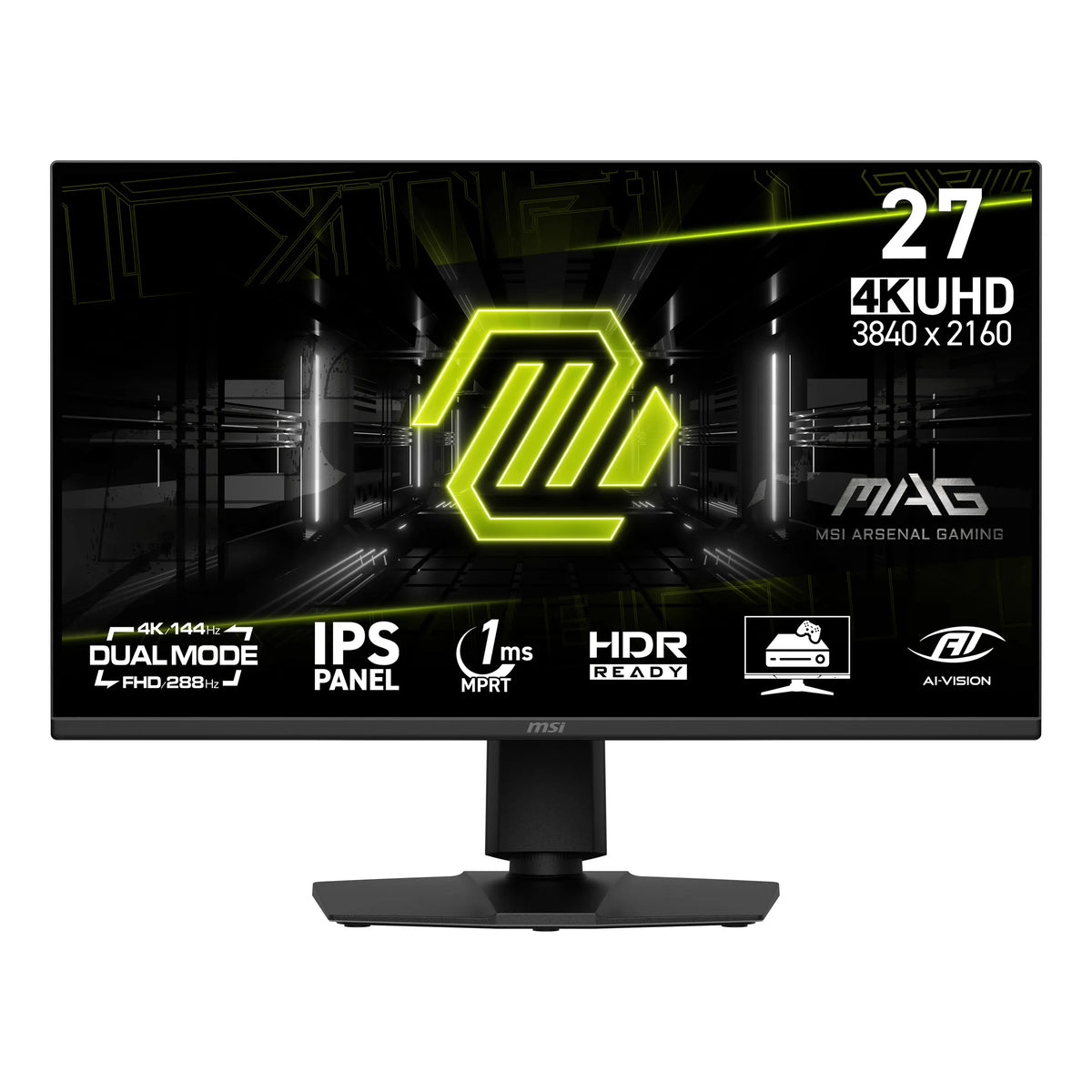 Monitor Gaming MSI MAG 275UPD E14 | 27" | 3840x2160 | 144Hz/288hz | HDMI | DisplayPort
