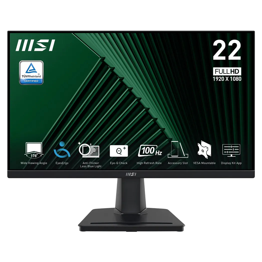Monitor MSI MP225V | 22" | 1920x1080 | 100Hz | HDMI