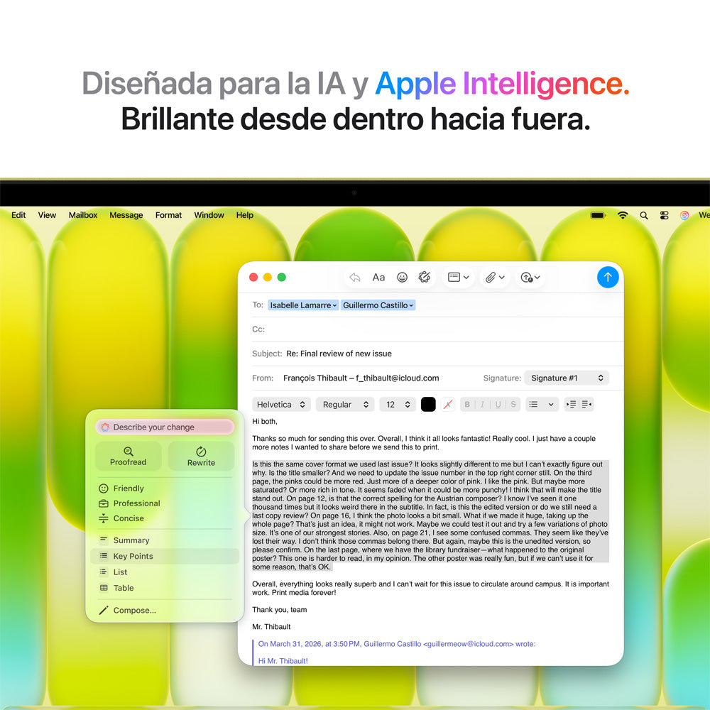 MacBook Neo con Touch ID | Apple A18 Pro 6 núcleos CPU y 5 núcleos GPU | 8GB RAM | 512GB SSD | 13" | macOS
