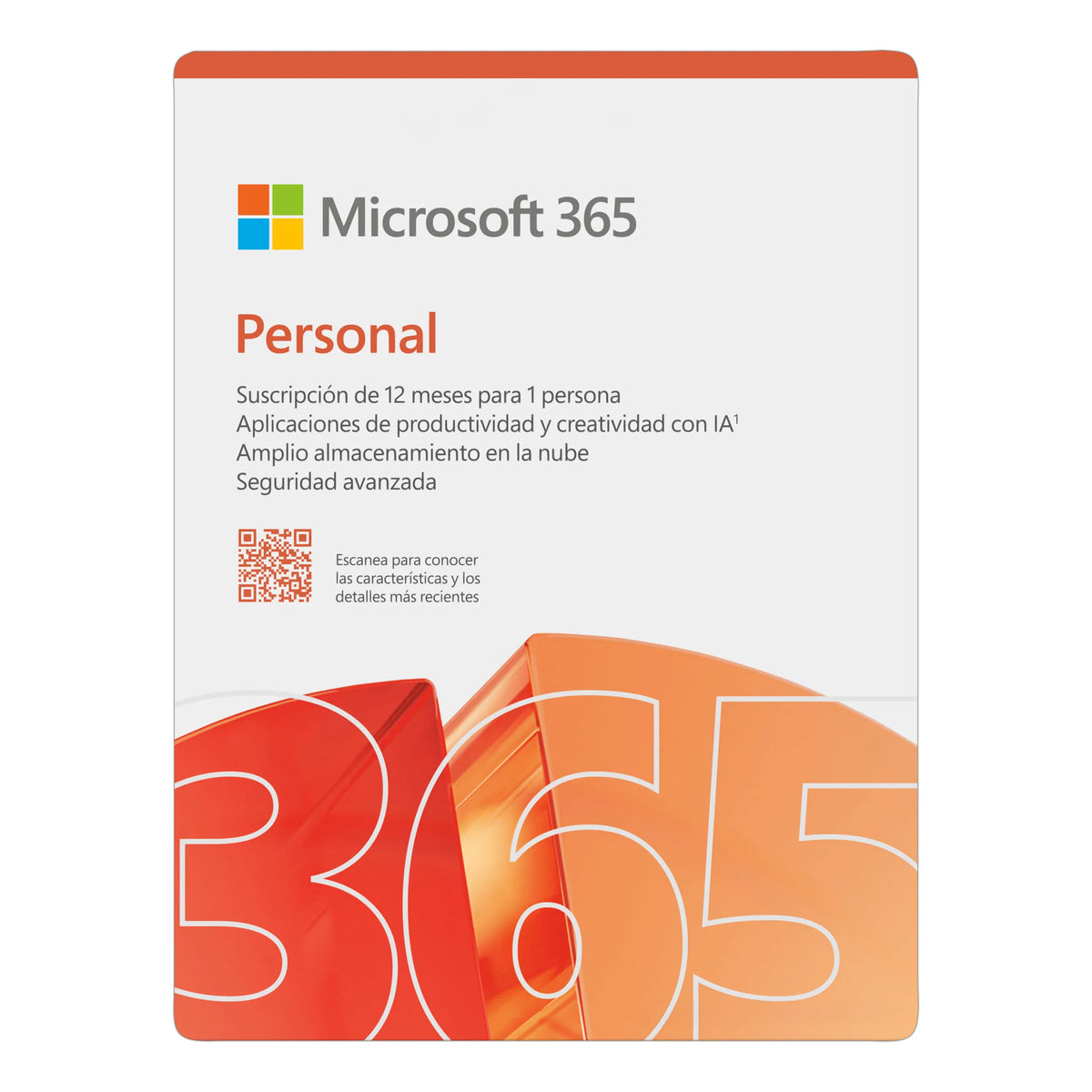 Microsoft 365 Personal | 12 meses | 1 usuario