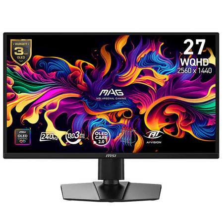 Monitor Gaming MSI MAG 272QP QD-OLED X24 | 27" | 2560x1440 | 240Hz | HDMI | DisplayPort | USB-C