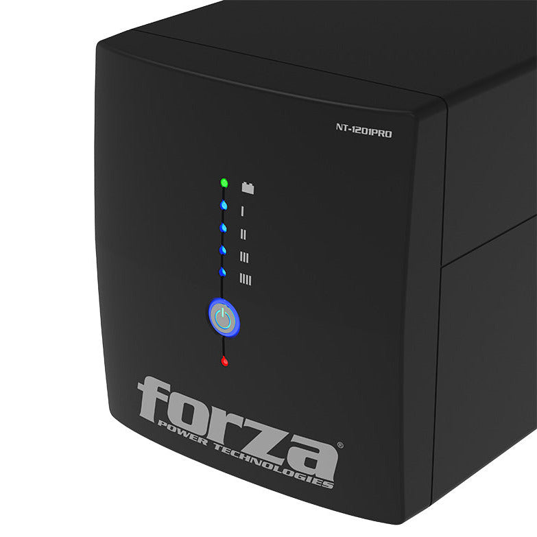 UPS Forza NT-1201PRO | 1200VA/600W | 8 NEMA | Regulador de Voltaje | Protector de Sobretensión