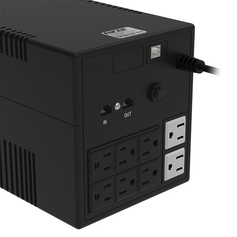 UPS Forza NT-1201PRO | 1200VA/600W | 8 NEMA | Regulador de Voltaje | Protector de Sobretensión
