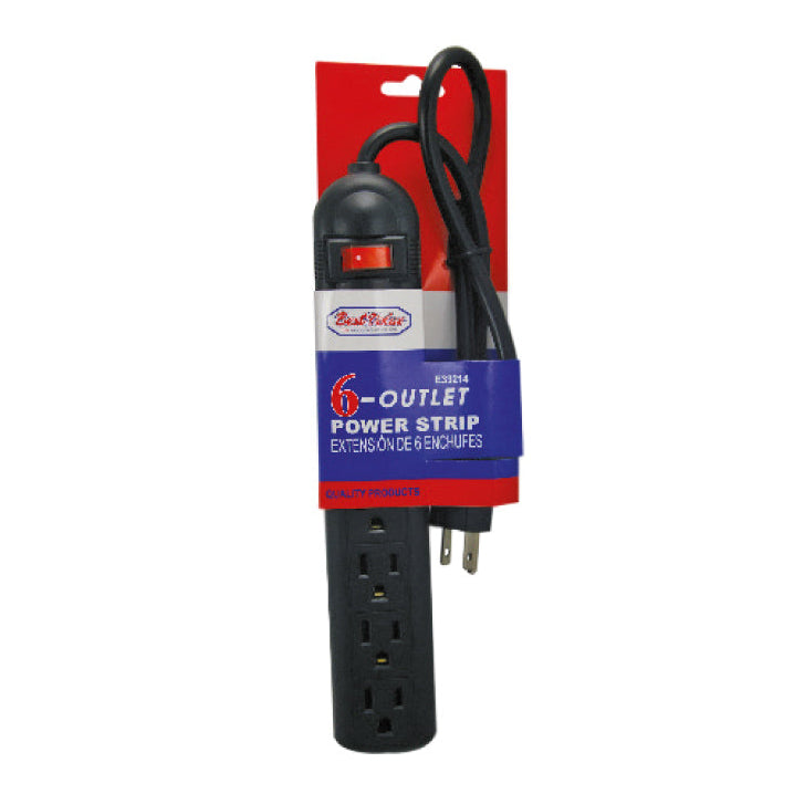 Regleta Best Value E33214 | Extensión | 6 Plug | C/Reset