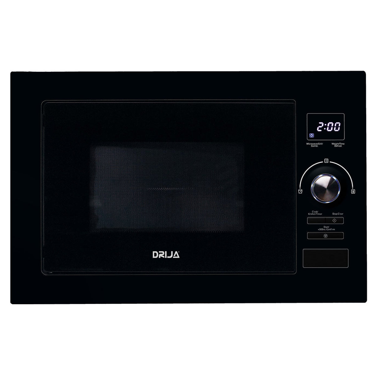 Microondas Drija Napoli 25L Black | Empotrable | Trim Negro | 900W