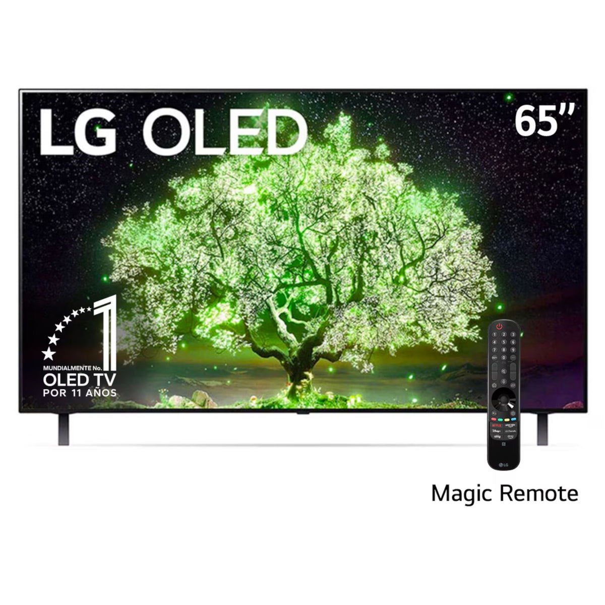 Televisor OLED de 65&quot; LG A1 OLED65A1PSA | ThinQ AI | 4K | HDR | HDMI | USB | Wi-Fi | DVB-T | Smart TV