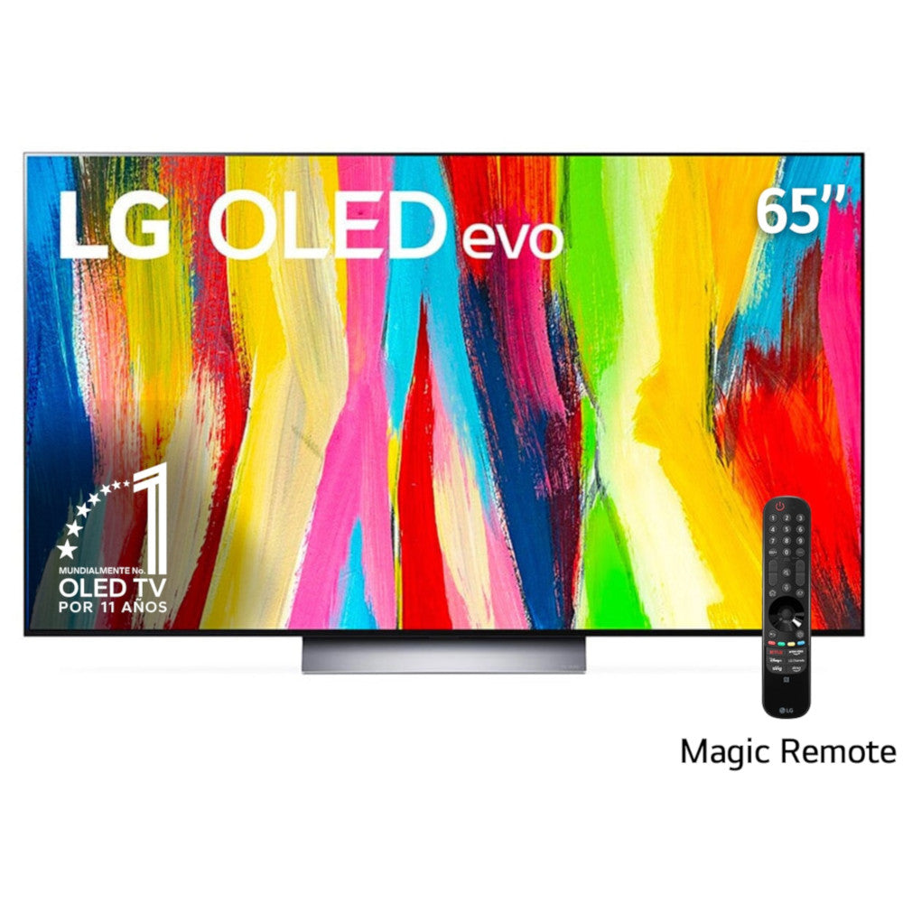 Televisor LG OLED evo C2 | 65&quot; | 4K | HDMI | USB | Wi-Fi | Bluetooth | DVB-T