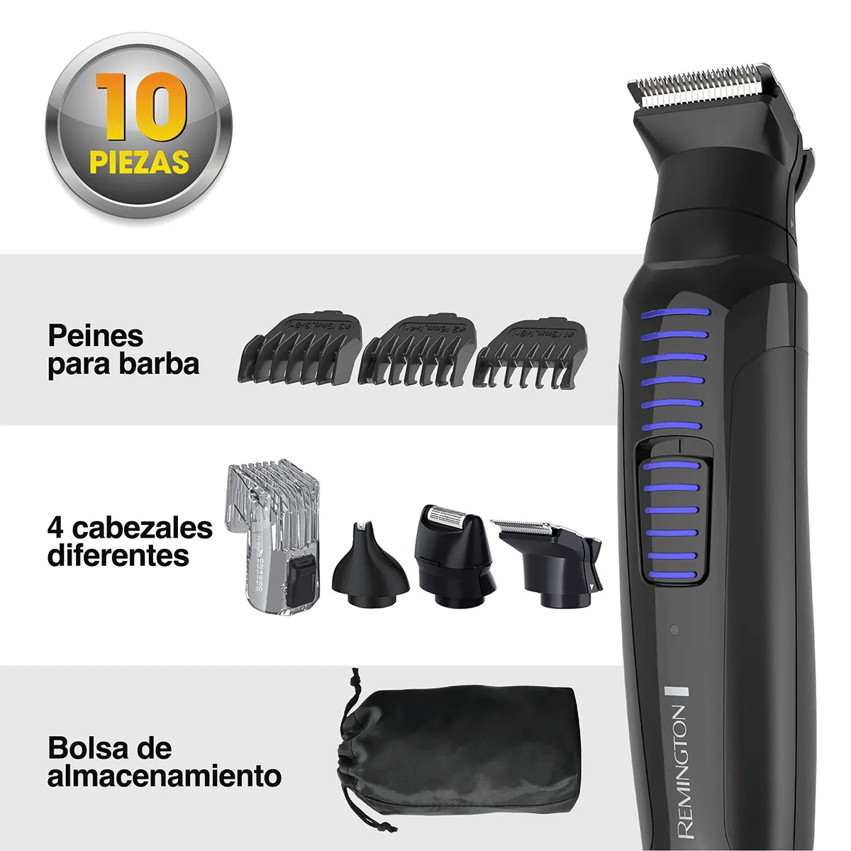 Cortador Cabello Remington PG6125 | Todo en Uno | Recargable