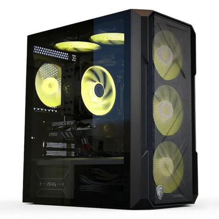 NSX PC Gaming | AMD Ryzen 5 5500 | 16GB RAM | 512GB SSD | GeForce RTX 5050 | Windows 11 + Teclado y Mouse MSI Forge GK100