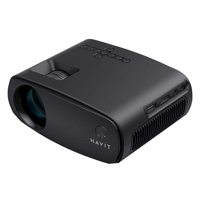 Proyector HAVIT PJ207 | 110 Lumens | HD | 1280x720 | USB | HDMI