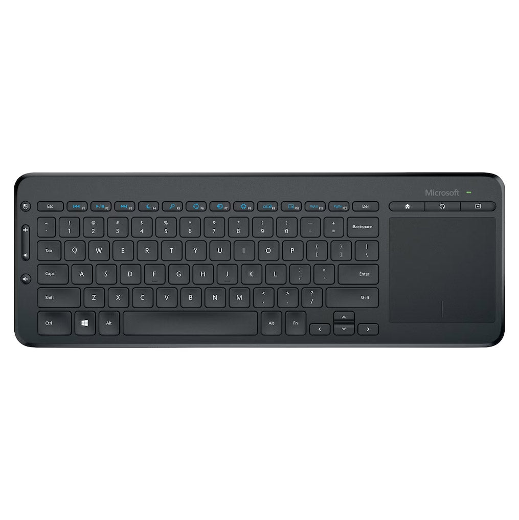 Teclado Inalámbrico Multimedia Microsoft All In One | Español | Color Negro - Multimax