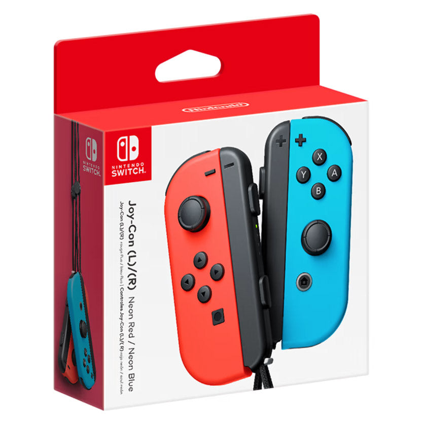 Control Inalámbrico Nintendo Switch Joy-Con (L/R) | Color Rojo Neón / Azul Neón - Multimax