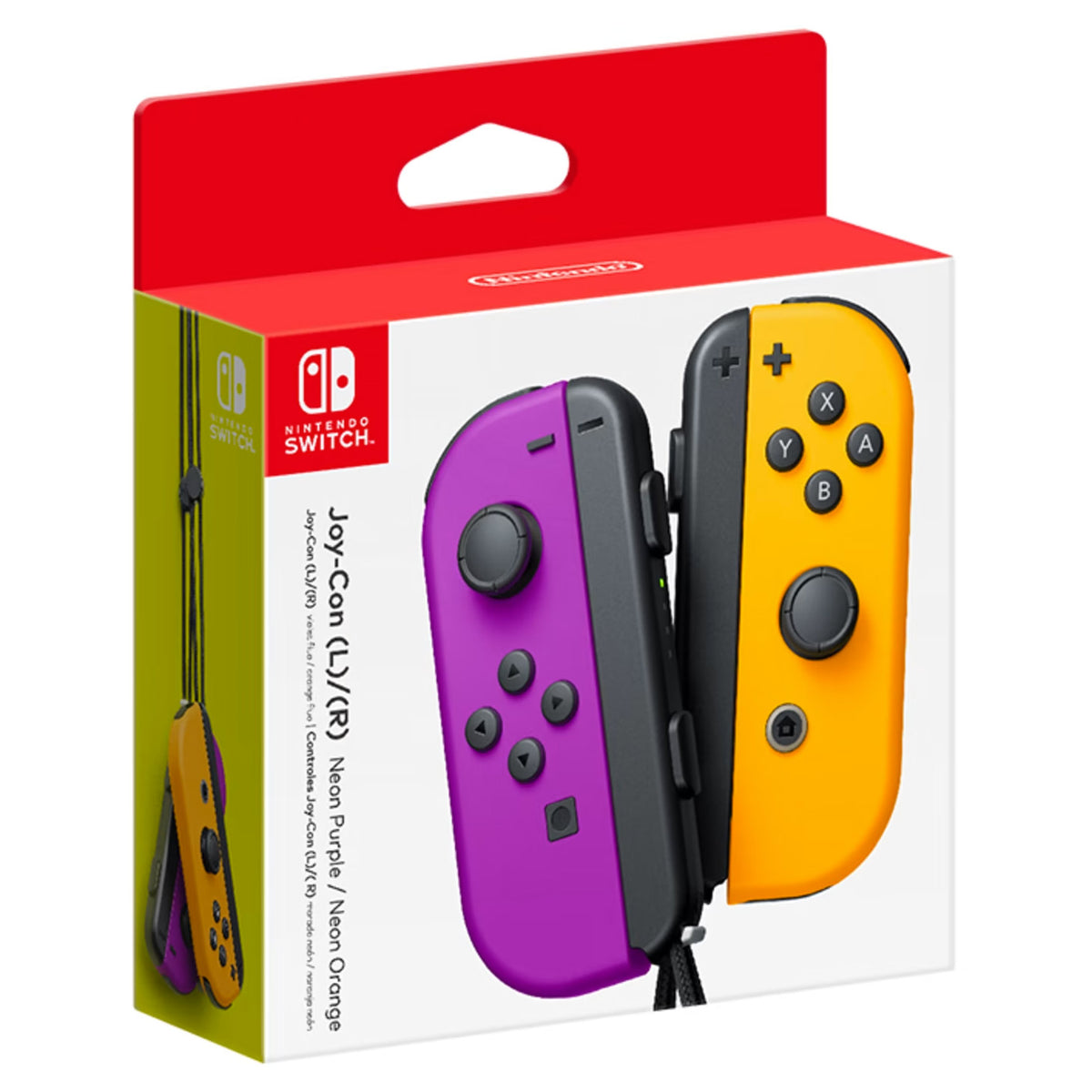 Control Inalámbrico Nintendo Switch Joy-Con (L/R) | Color Morado / Naranja - Multimax