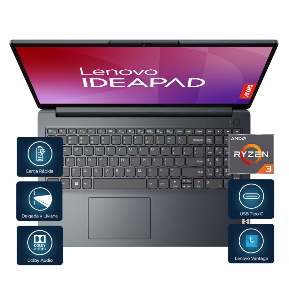 Lenovo Ideapad 1 15AMN7 | AMD Ryzen 3 7320U | 8GB RAM | 512GB SSD | 15.6&quot; | Windows 11