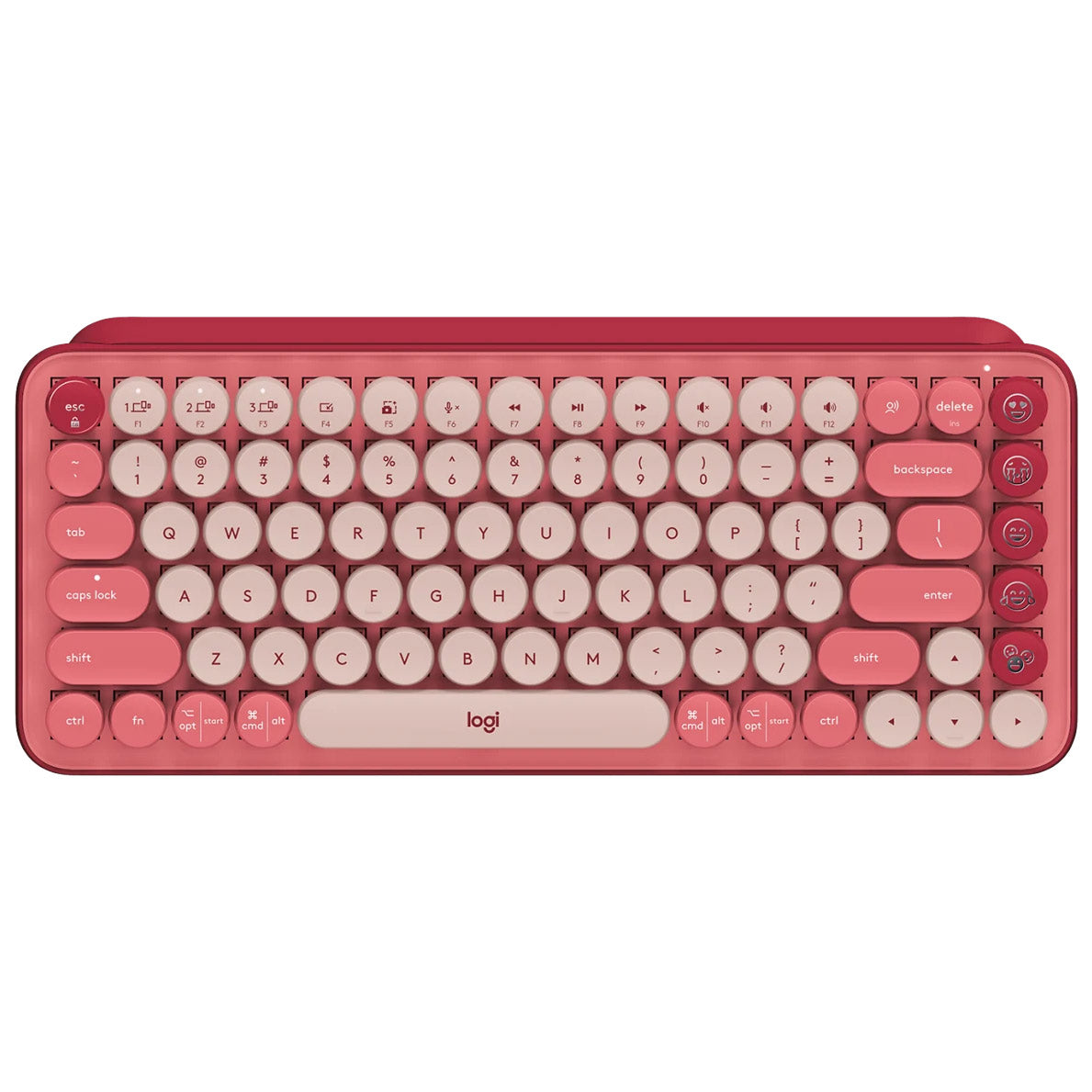 Teclado Inalámbrico Logitech Pop Keys | Mecánico | USB | Color Rose - Multimax