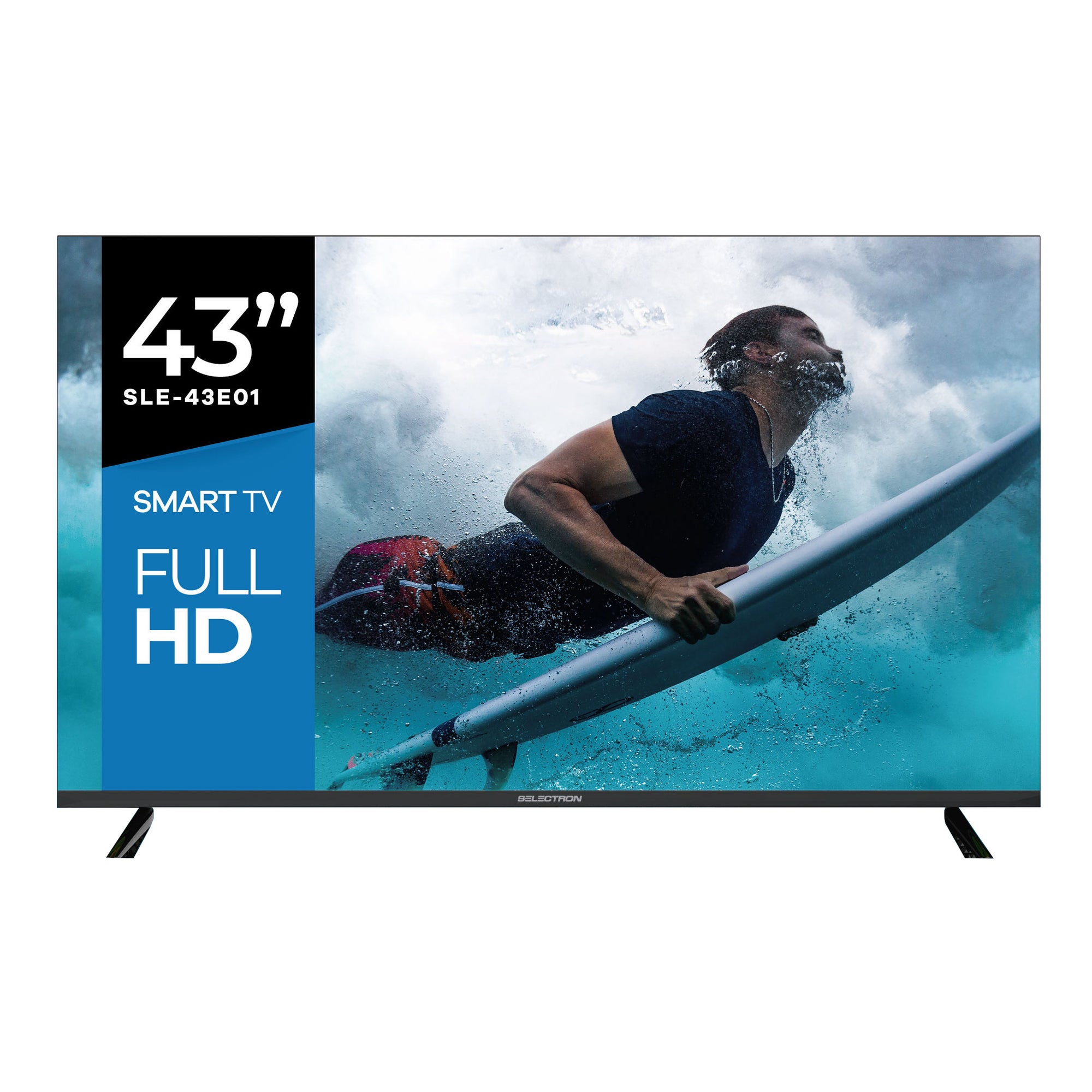 Televisor UHD de 43" Selectron SLE-43E01 | Android 11 | HDMI | USB | Bluetooth | DVB-T [PREVENTA] - Multimax