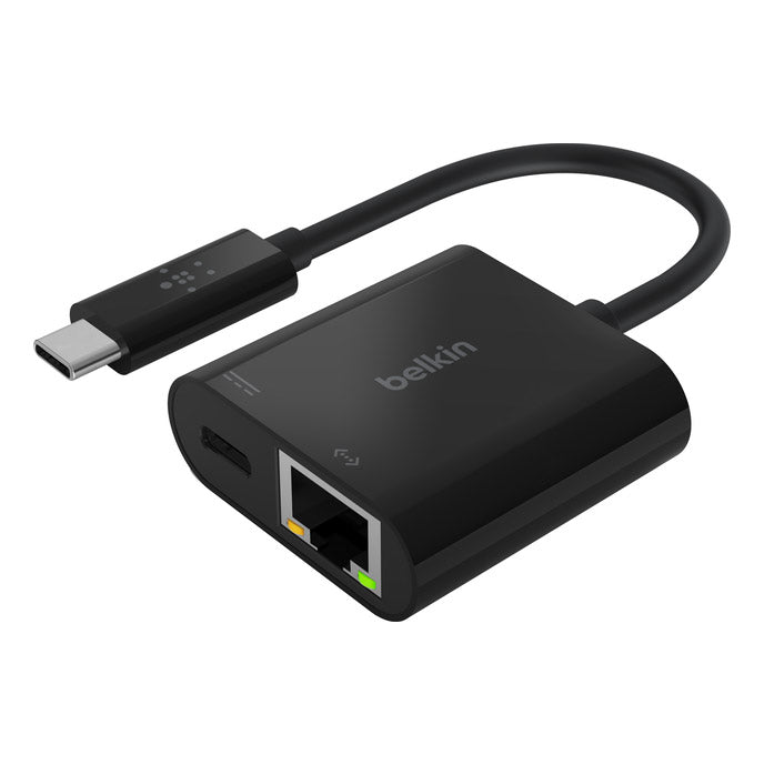 Adaptador Belkin INC001btBK | USB-C a Ethernet | 60W | Color Negro - Multimax