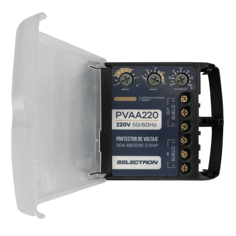 Protector de Voltaje Selectron PVAA220 | 220V | 50/60Hz | Para Aires A ...