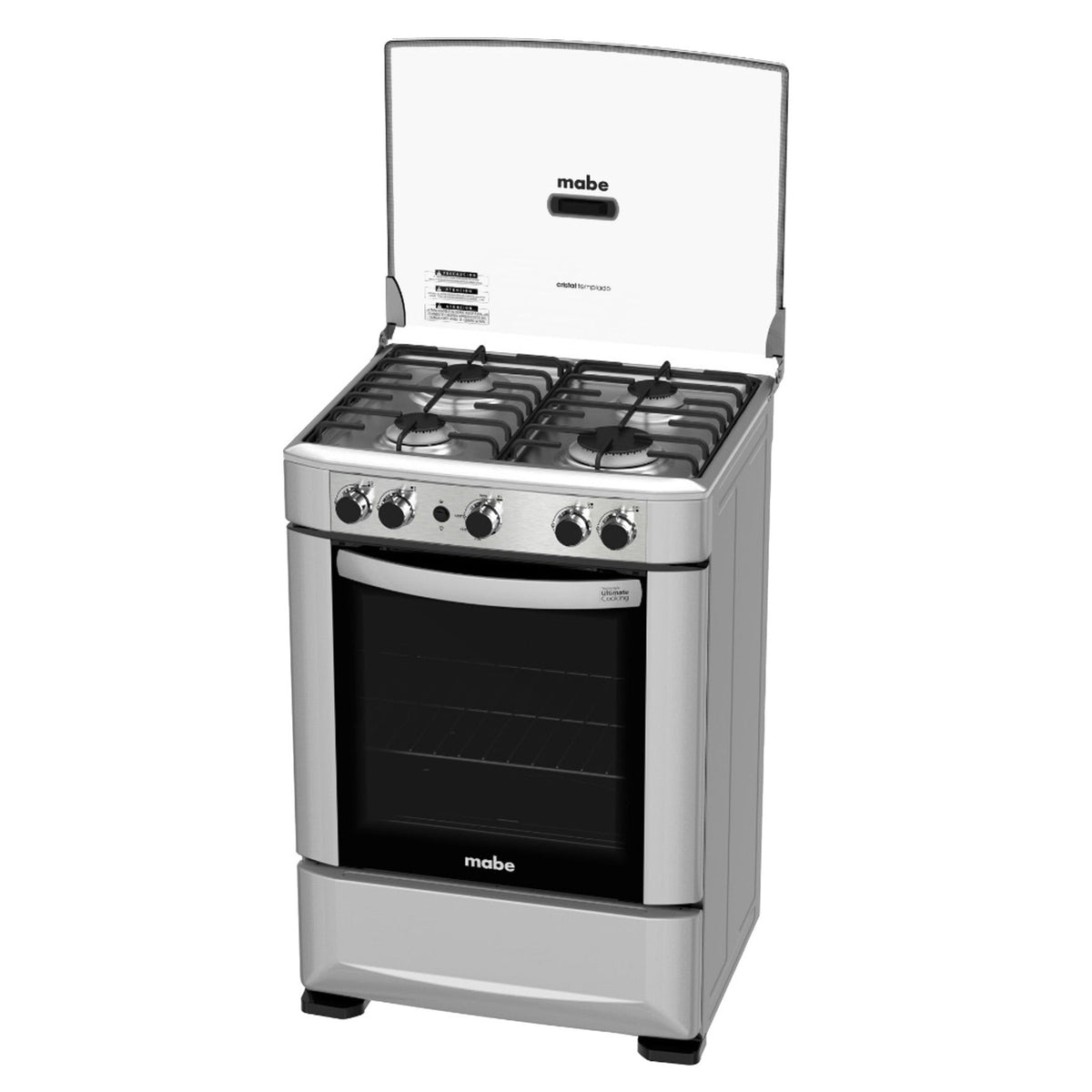 Estufa a Gas Mabe EMA6030SG0 | 24&quot; | 4 Quemadores | Color Silver