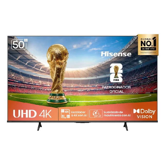 Televisor Hisense 50A6NV | 50" | 4K | VIDAA | HDMI | USB | Wi-Fi | Bluetooth