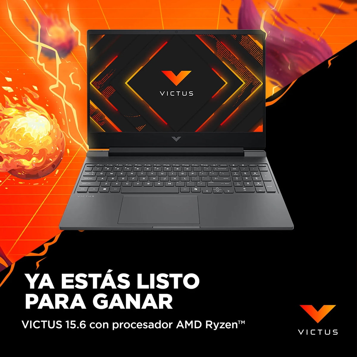 HP Victus 15-FB3021LA | AMD Ryzen 7 7445H | 16GB RAM | 512GB SSD | 15.6" | GeForce RTX 4050 | Windows 11 Home + Headset Hyper X Cloud III
