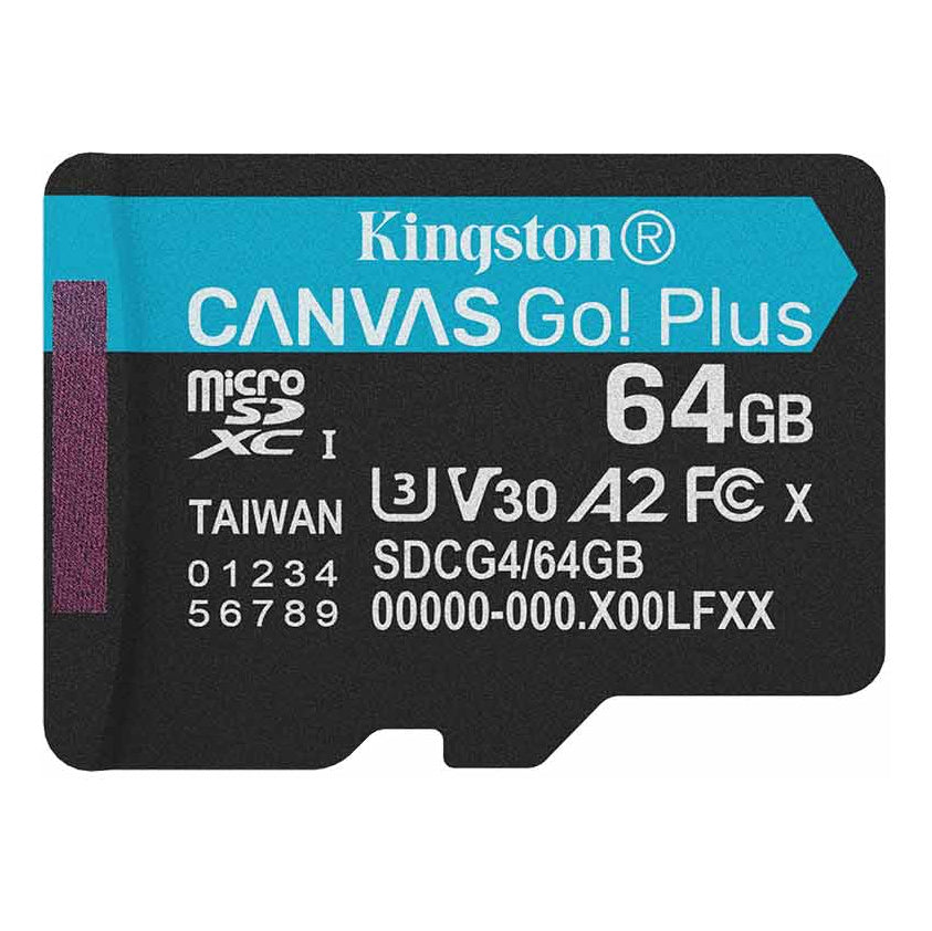 Memoria microSD Kingston Canvas Go! Plus SDCG4 | Clase 10