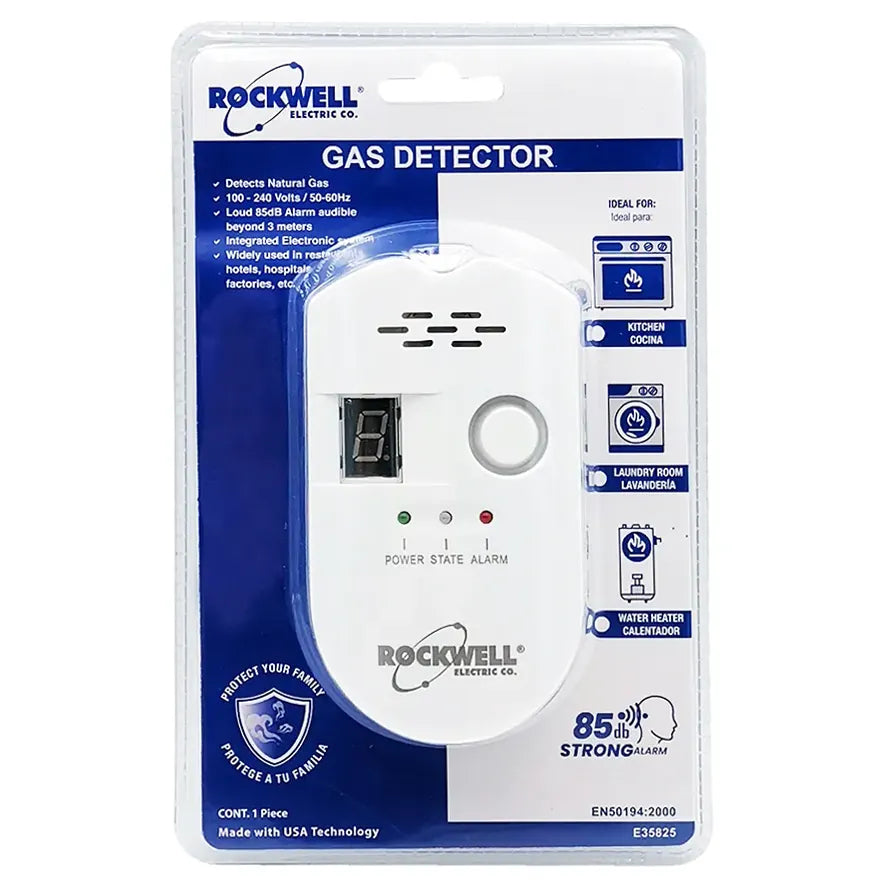 Detector de Gas Rockwell E35825 | 100-240VAC