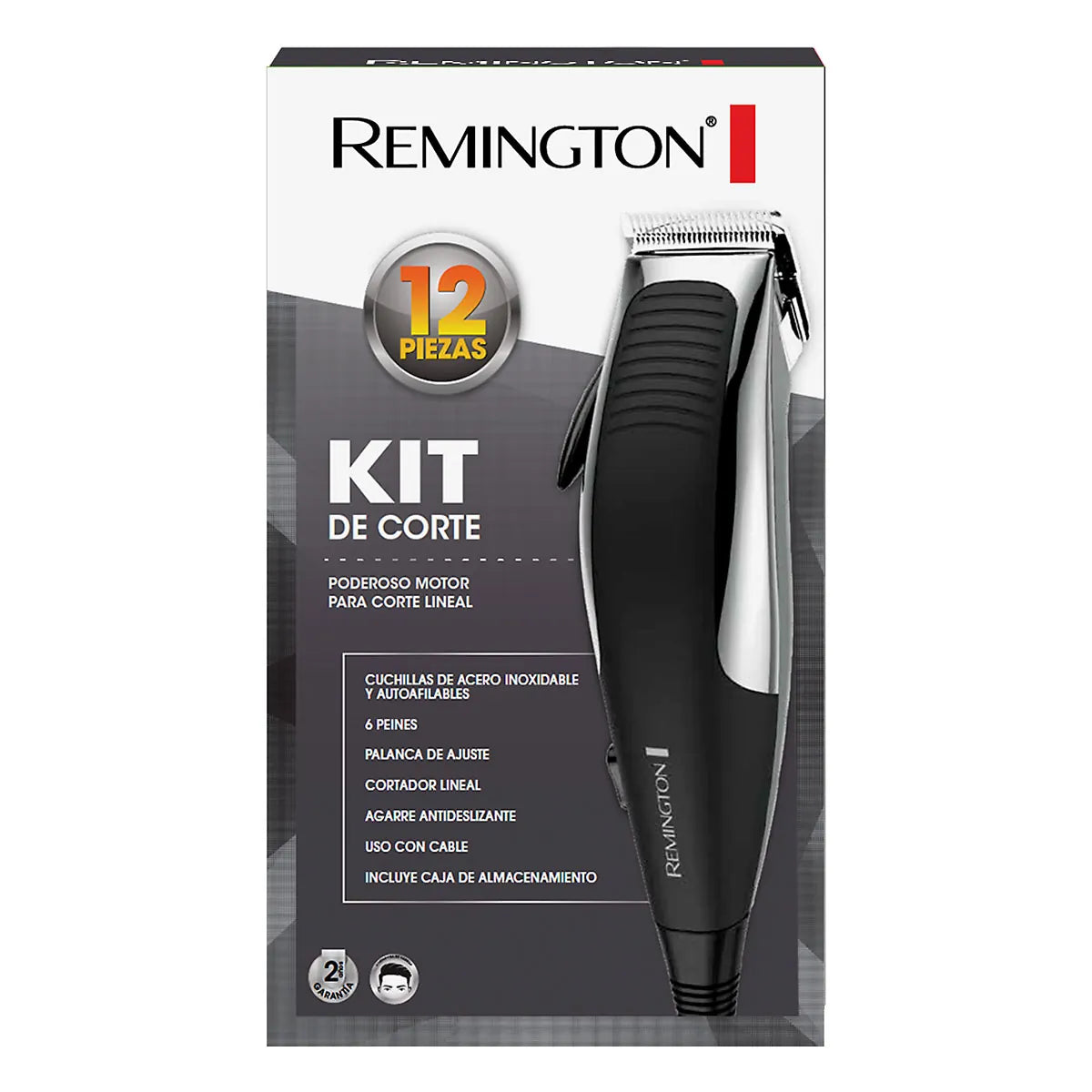 Cortador Cabello Remington Grooming Kit HC1080 | 12 Piezas