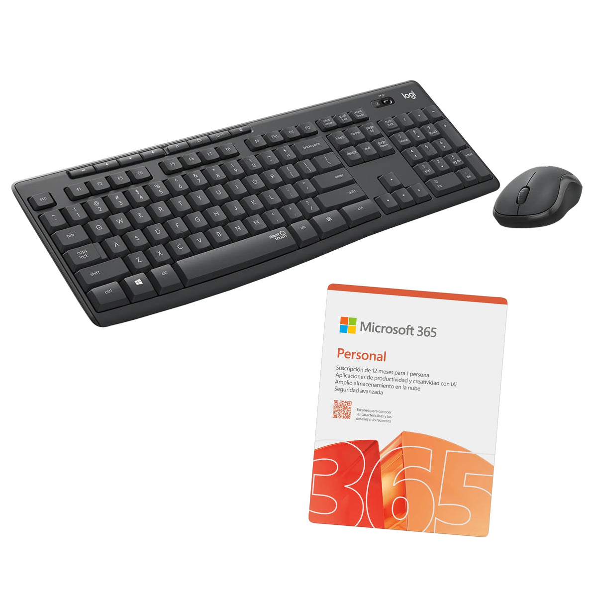 Combo Teclado + Mouse + Microsoft 365 Personal