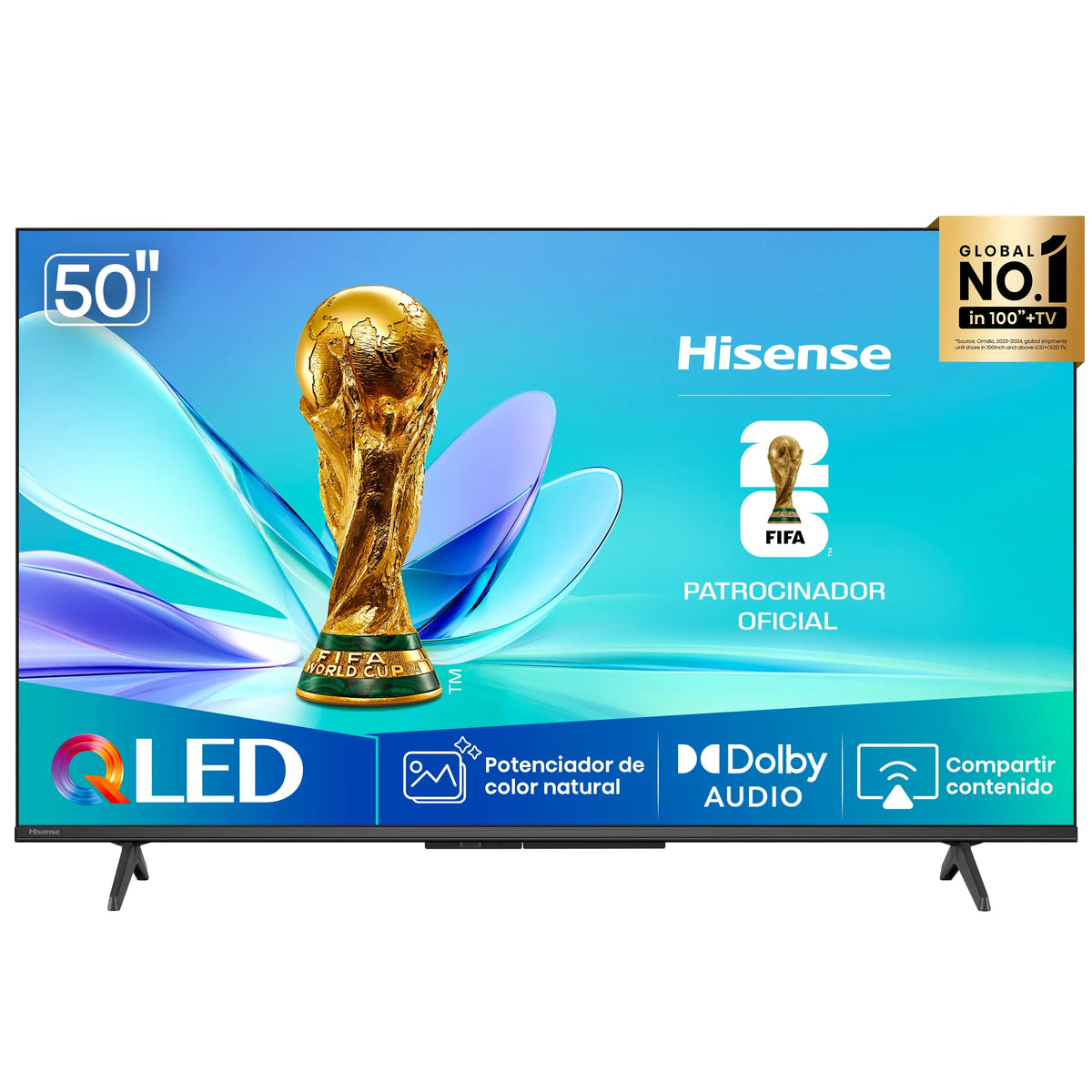 Televisor Hisense 50Q4SV | VIDAA | 50" | Full HD | HDMI | USB | Wi-Fi | Bluetooth | DVB-T