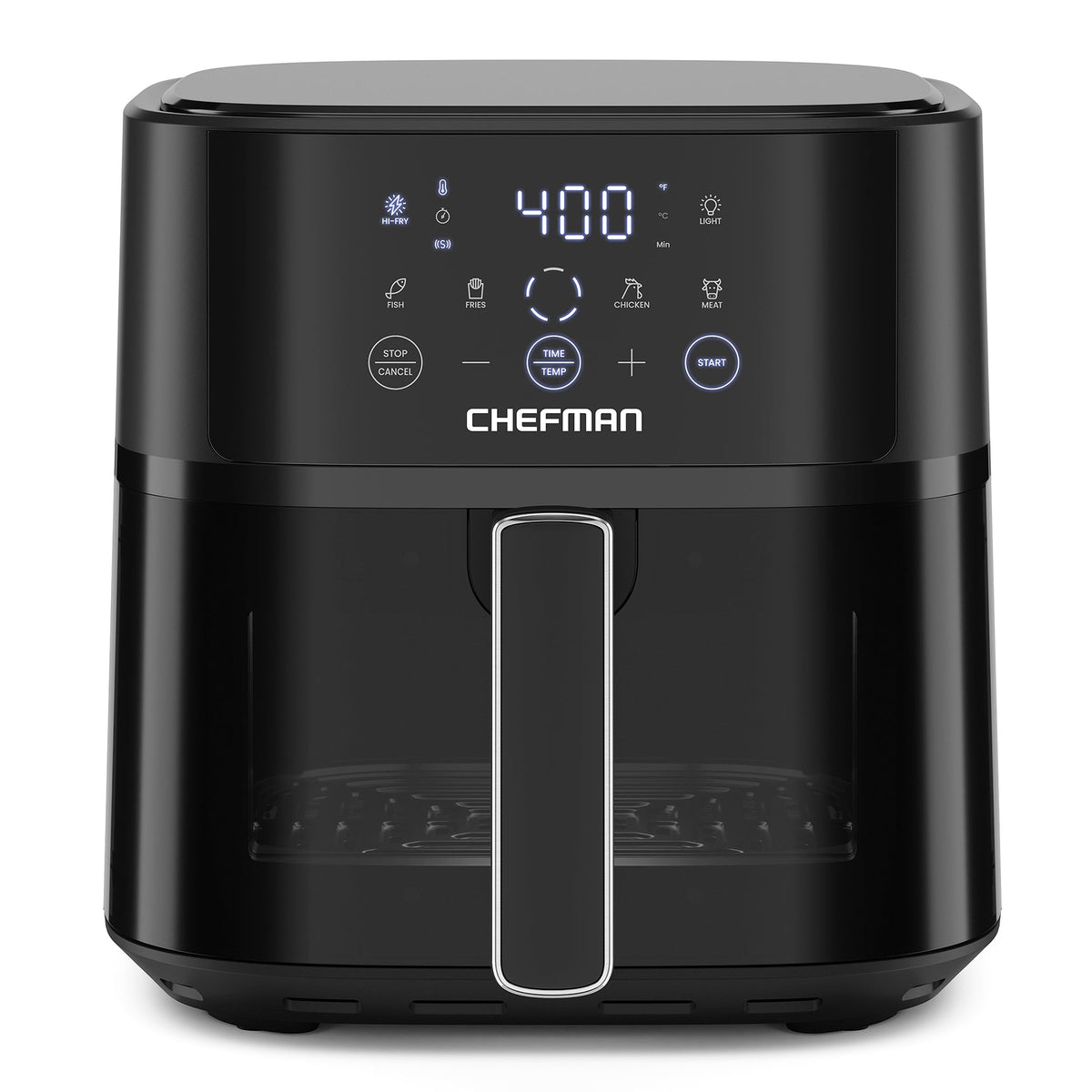 Freidora de Aire Chefman RJ38-6TW-BLACK-DS-MX | 5.6 Litros | Color Negro