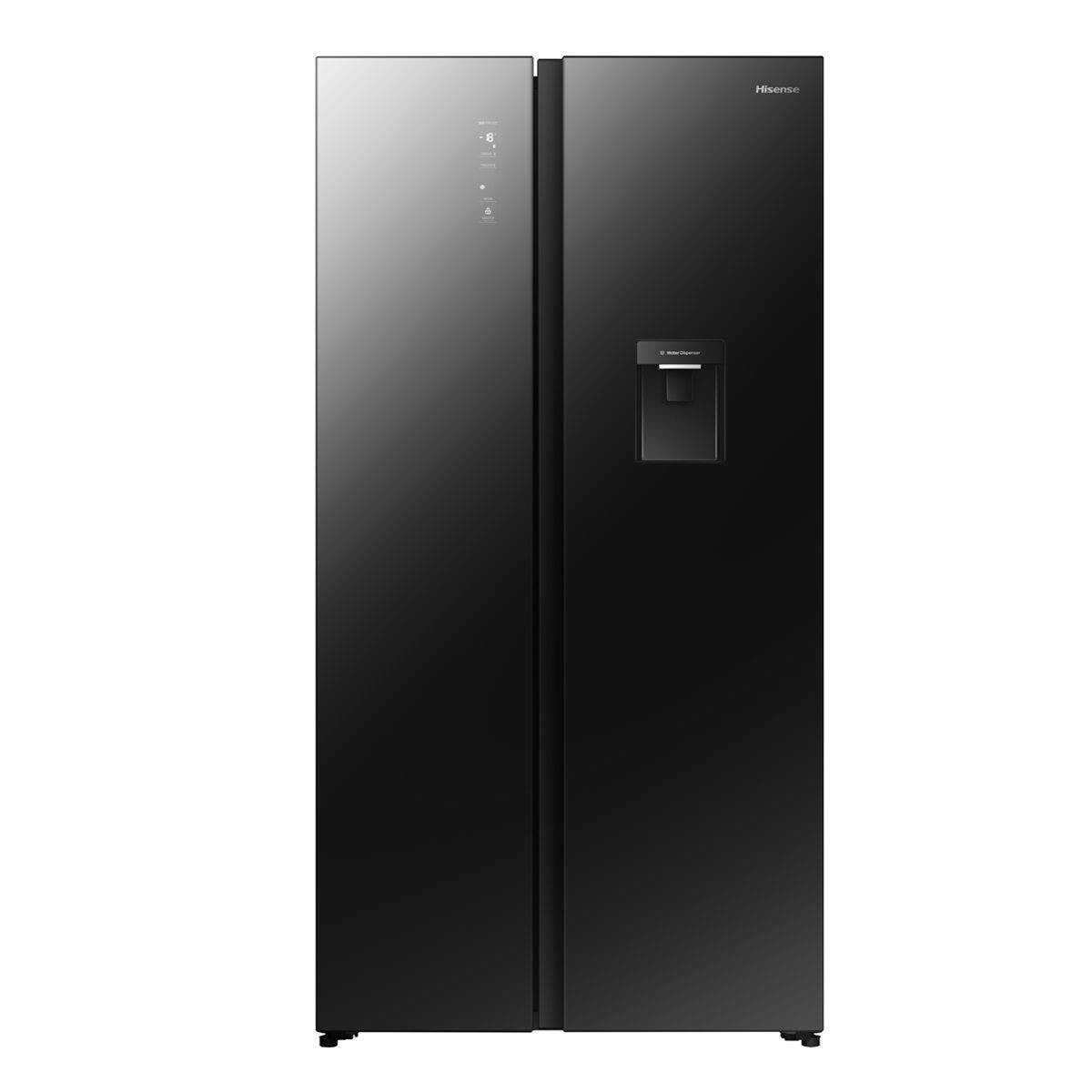 Refrigeradora Hisense RS3P558NM1B | Inverter | 19 Pies Cúbicos | Side By Side | Dispensador de Agua