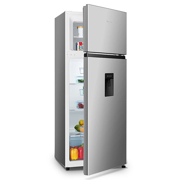Refrigeradora Hisense RT80D6WGX | 7.3 pies cúbicos | Top Mount | Defrost | Dispensador
