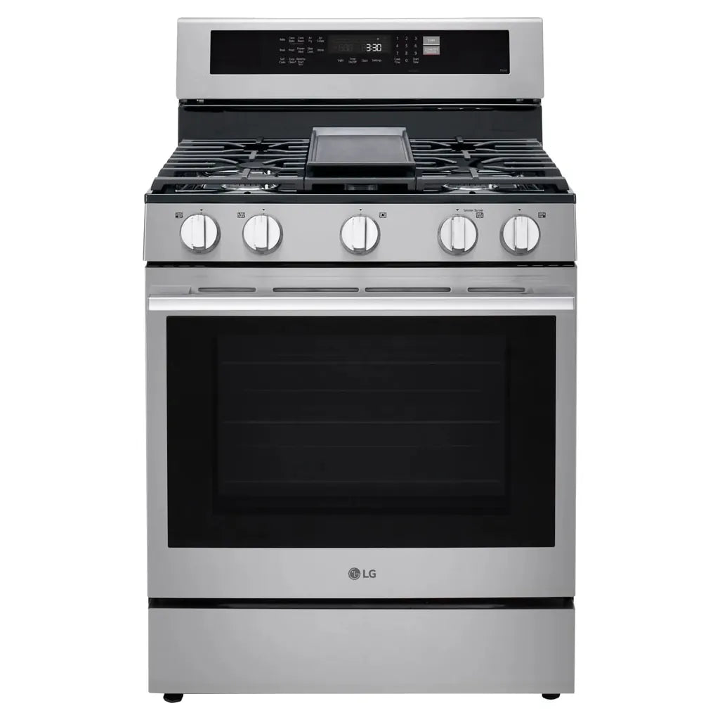 Estufa a Gas LG LRGN6325X | 30" | InstaView | Air Fryer | True Convection | Easy Clean | ThinQ