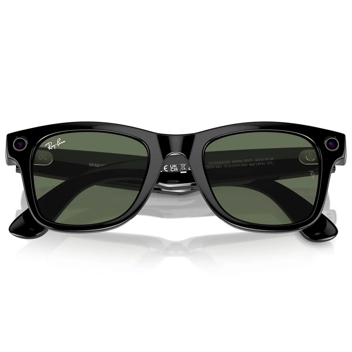 Ray-Ban Meta Glasses Wayfarer | Gen 1 | Brillante | Lentes Verdes