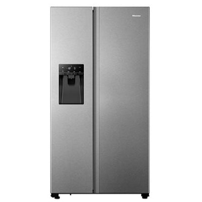 Refrigeradora Hisense RS19W6WSN Inverter 19 pies cúbicos Side By Side Dispensador de Agua/Hielo PANAMA NEVERAS NEVERA LG SAMSUNG HISENSE FRIGIDAIRE RCA PSN0107107