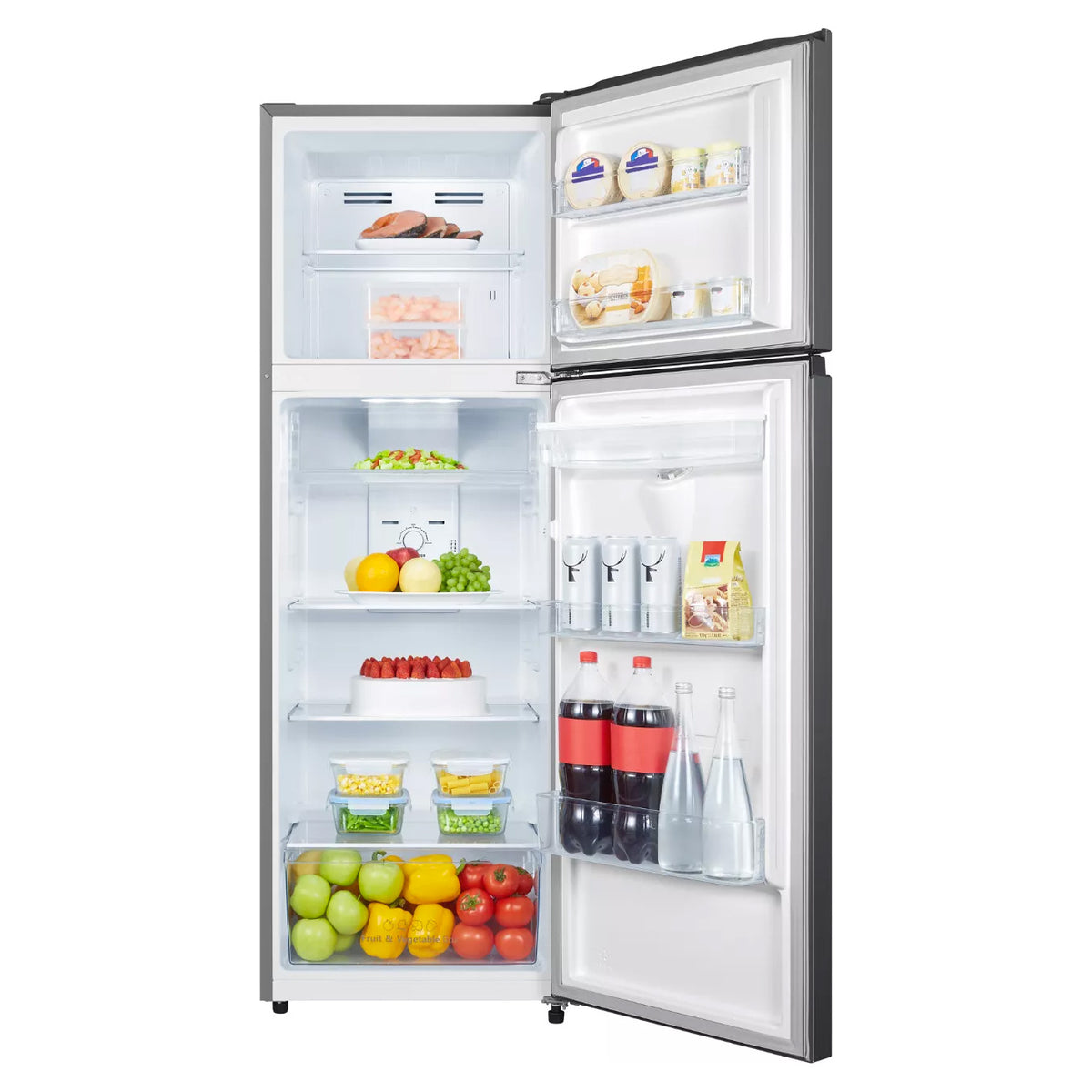 Refrigeradora Hisense RT10N6WKX 8.8 pies cúbicos Top Mount  Color Gris PANAMA NEVERAS NEVERA LG SAMSUNG HISENSE FRIGIDAIRE RCA PSN0108702