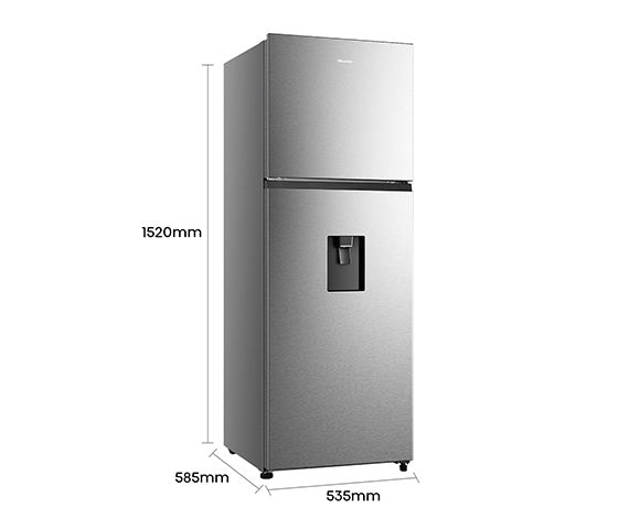 Refrigeradora Hisense RT10N6WKX 8.8 pies cúbicos Top Mount  Color Gris PANAMA NEVERAS NEVERA LG SAMSUNG HISENSE FRIGIDAIRE RCA PSN0108702