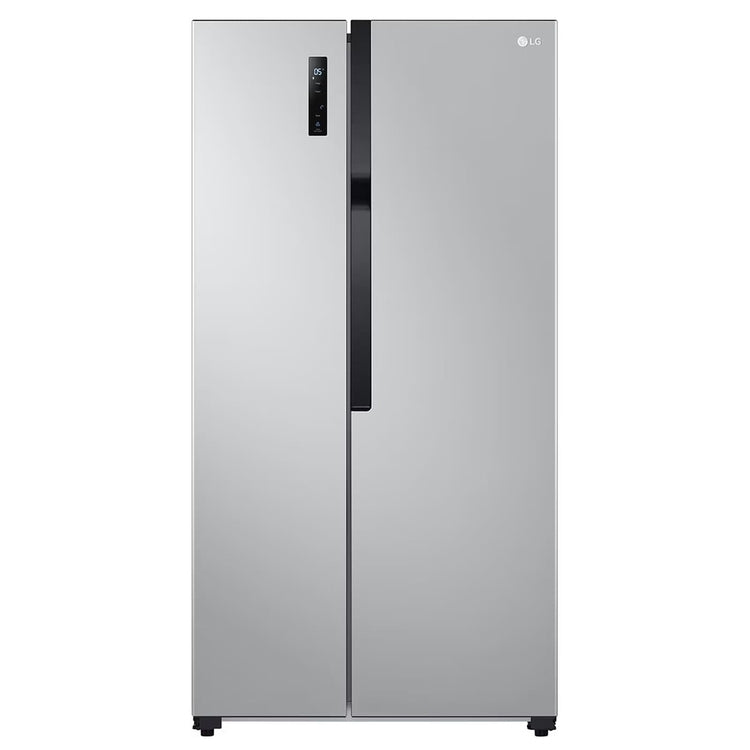 Refrigeradora LG GS51BPP 18 pies cúbicos Side By Side Color Platinum Silver MULTIMAX PANAMA NEVERAS NEVERA LG SAMSUNG HISENSE FRIGIDAIRE RCA PSN0107090