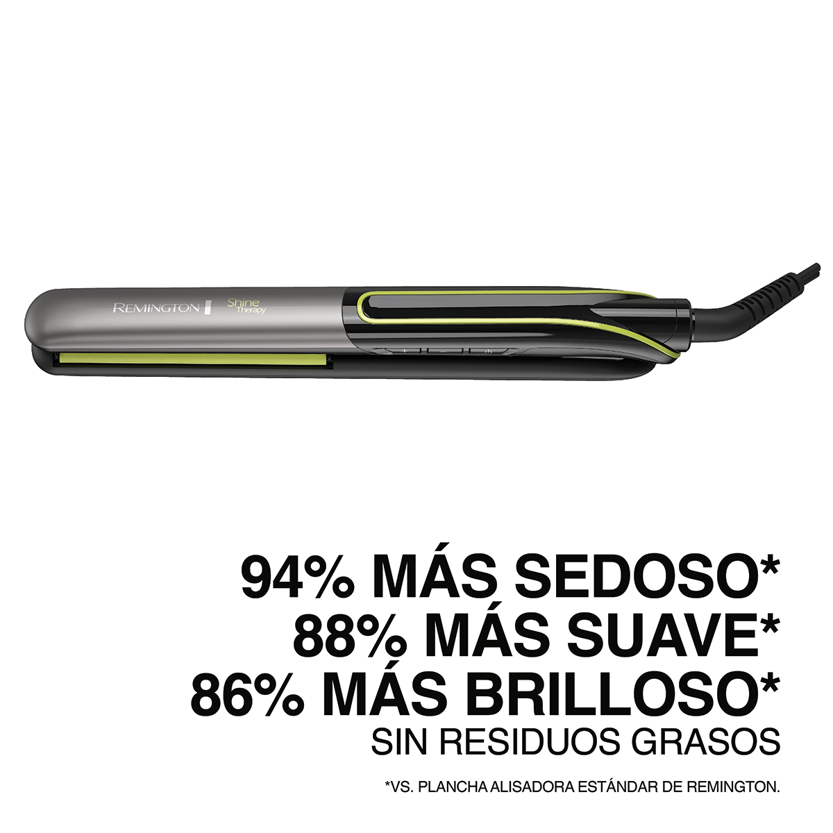 Plancha Alisadora Remington Shine Therapy S12A | Aguacate/Macadamian | Seco/Mojado | 2"