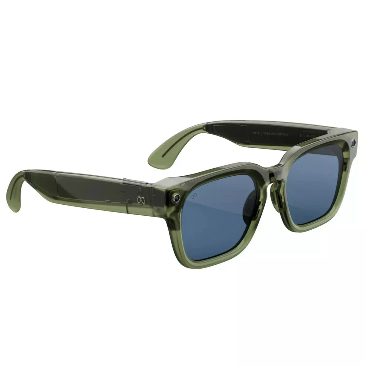 Meta Fury AI Glasses | Racing Green | Lentes Blue Atlantic