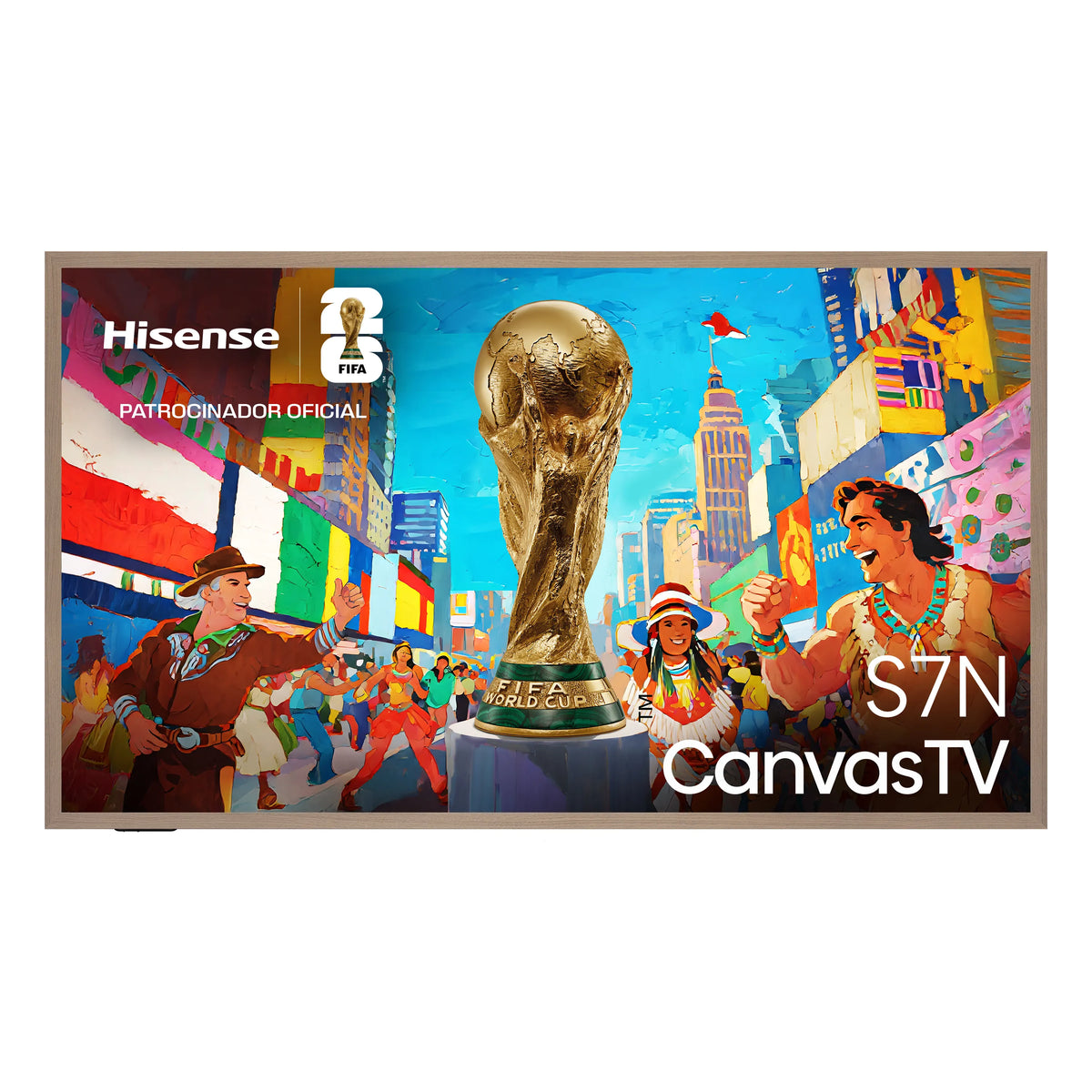 Televisor Hisense CanvasTV 55S7N | Google TV | 55" | 4K | HDMI | USB | Wi-Fi | Bluetooth