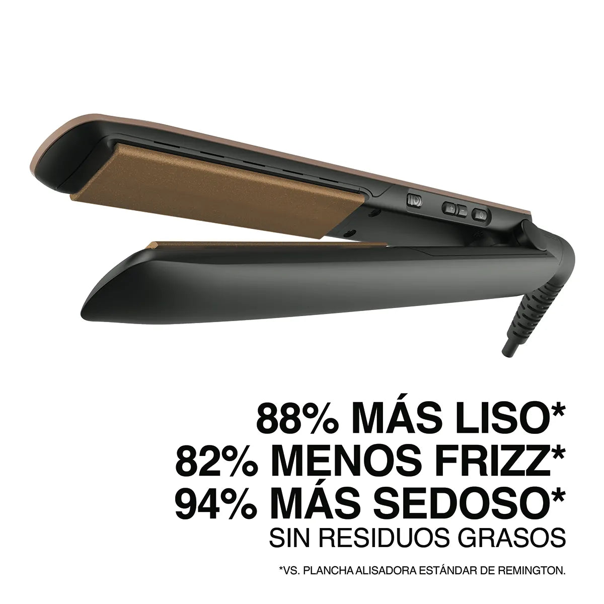 Plancha de Cabello Remington Keratina y Aceite de Argan S8599